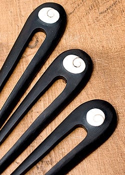 貝とココナッツのシンプルかんざし - サブ5