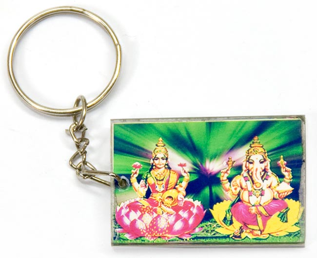 ガネーシャラクシュミ⑤ インドオールドシルバーチャーム神様