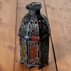 【20cm】スタンド型ランタン LEDキャンドル付き - サブ2