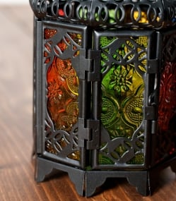 【20cm】スタンド型ランタン LEDキャンドル付き - サブ4