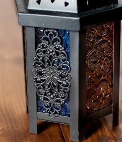 【16cm】スタンド型LEDキャンドルランタン【ロウソク風LEDキャンドル付き】 - サブ3