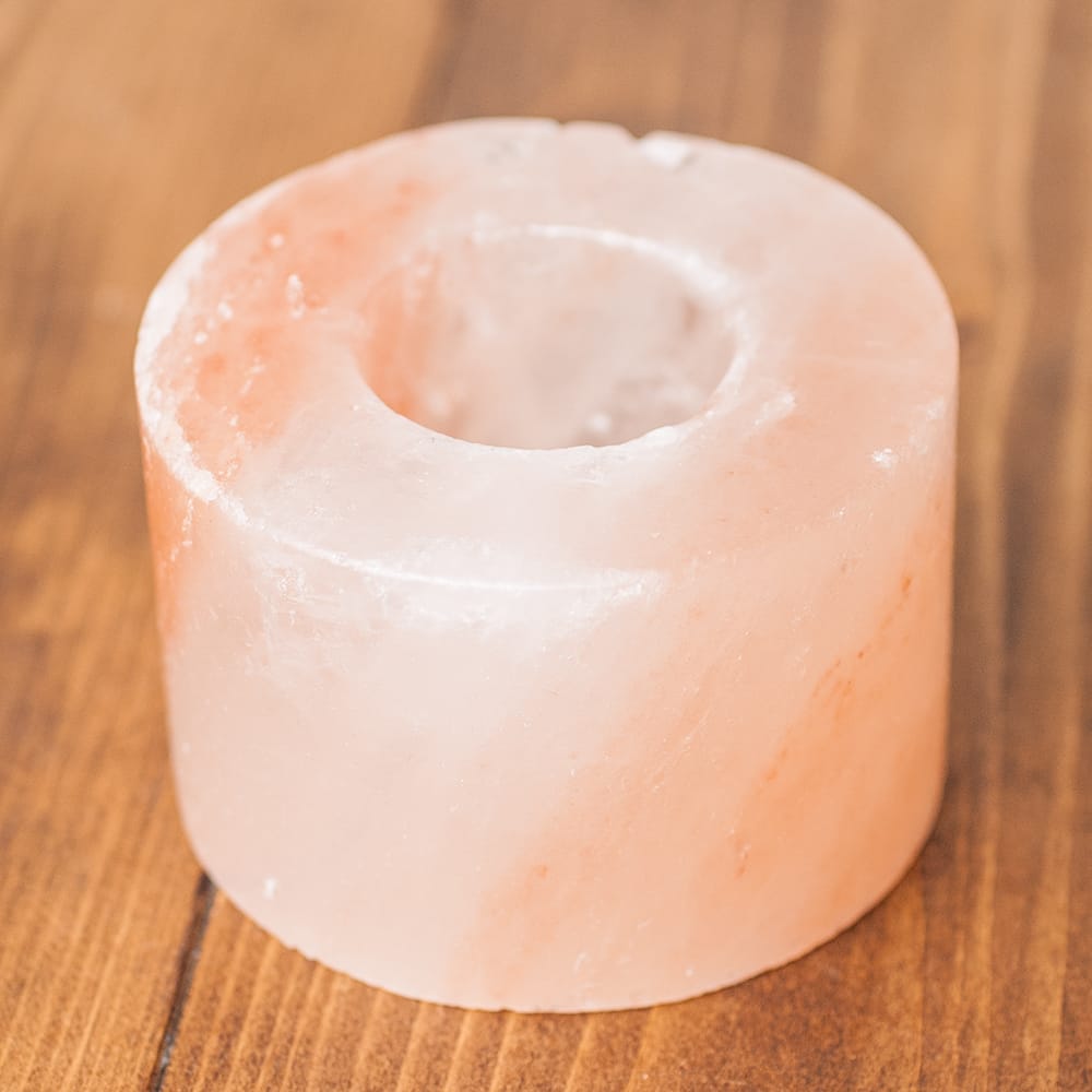 ヒマラヤ岩塩 キャンドルスタンド 円筒 の通販 - TIRAKITA.COM