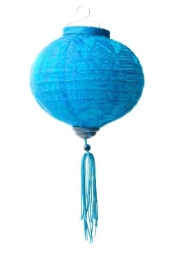 ベトナム伝統のホイアン・ランタン(提灯) - 丸型 小 コイルタイプ - サブ5