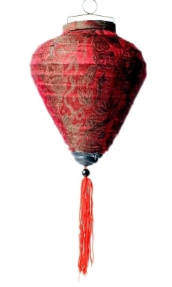 ベトナム伝統のホイアン・ランタン(提灯)　-お椀型　大 - サブ5