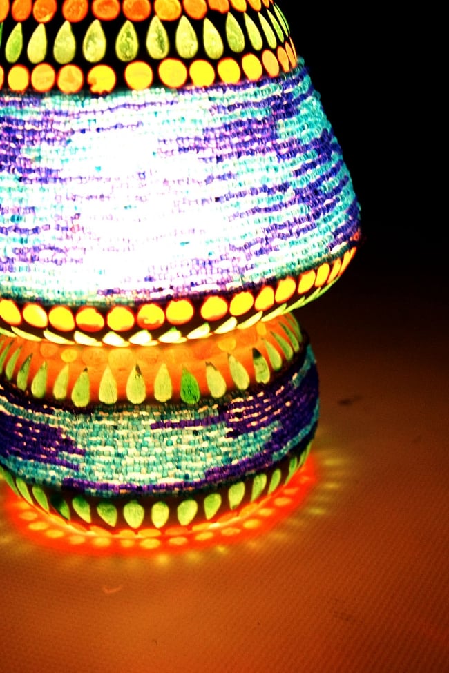 きのこ型ランプスタンド - Ｓサイズ〔直径：約14?〕 2 - 他の角度から撮影しました。