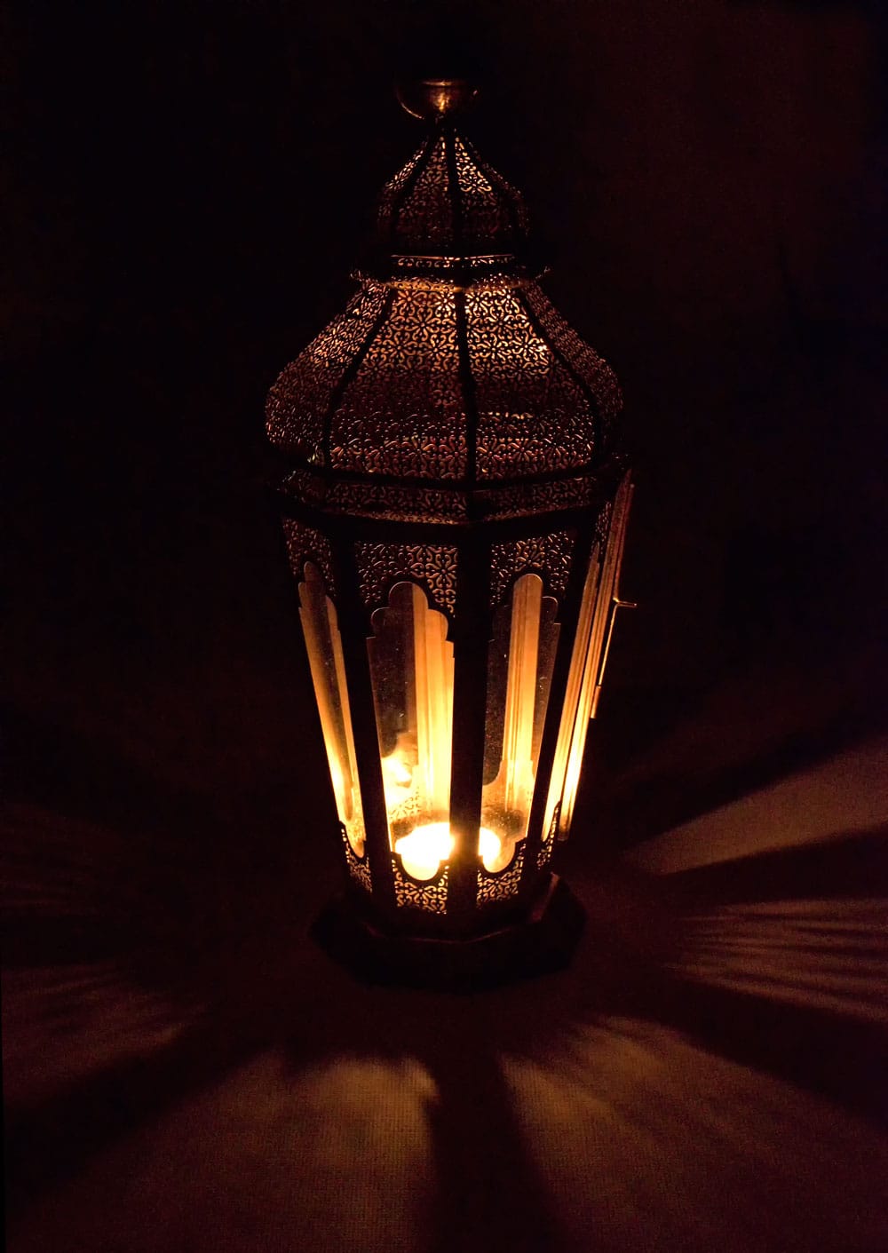訳あり・51cm】モロッコスタイル スタンド型LEDキャンドル