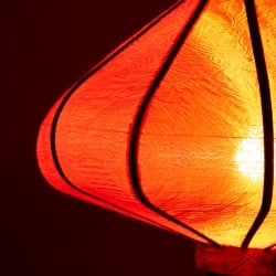 ベトナム伝統のホイアン・ランタン(提灯) - 薄ひし形（小） - サブ4