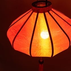 ベトナム伝統のホイアン・ランタン(提灯) - 薄ひし形（小） - サブ5