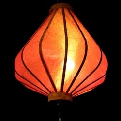 ベトナム伝統のホイアン・ランタン(提灯) - ダイヤ型（中） - サブ5