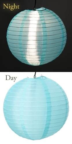 【23色展開】アジアのカラフル提灯・ランタン - 丸型　直径40cm - サブ2