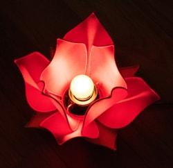 ベトナム伝統のロータス 蓮 ランタン[据置タイプ] - サブ5