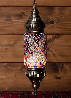 天吊 - カラフルモザイク・ハーレムランプ - サブ2
