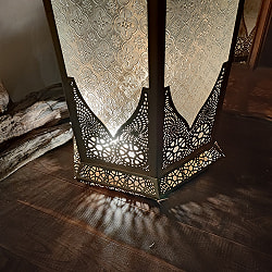 モロカンスタイルのゴールドフロアランタン【高さ:111cm 特大・限定入荷・再入荷なし】 - サブ4