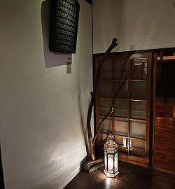 モロカンスタイルのゴールドフロアランタン【高さ:65cm】 - サブ4