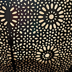 しずく型 モロカンスタイルのゴールドペンダントランプ - ブラスアンティック【高さ：71cm 特大・限定入荷・再入荷なし】 - サブ4