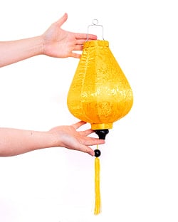 ベトナム伝統のホイアン・ランタン(提灯) - ティアドロップ（小） - サブ2