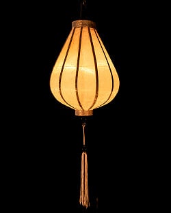 ベトナム伝統のホイアン・ランタン(提灯) - ティアドロップ（中） - サブ3