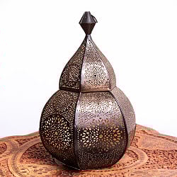 かぼちゃ形モロカンスタイルのペンダントランプ 高さ32cm - サブ3