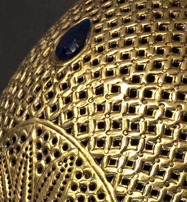 壁掛 - 卵型ハーレムランプ【33cm】の商品写真 4枚目 アップにしてみました