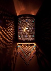 壁掛 - 角形ハーレムランプ【55ｃｍ】の商品写真