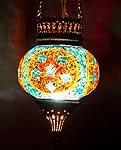 天吊 - カラフルモザイク・ハーレムランプの商品写真
