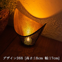 【自由に選べる6個セット】幾何学模様の透かし彫り キャンドルホルダーLサイズ - サブ2