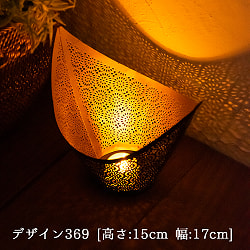 【自由に選べる6個セット】幾何学模様の透かし彫り キャンドルホルダーMサイズ - サブ2