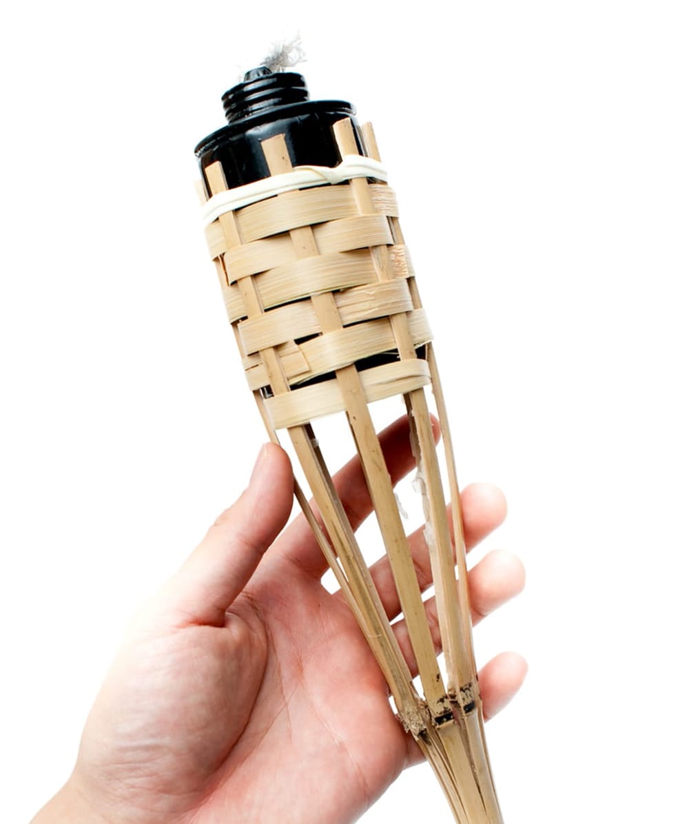 4個セット】［118cm］バンブートーチ キャンプなどのアウトドアへ！竹 