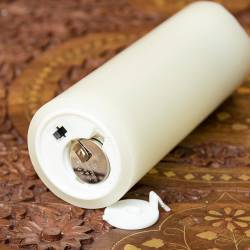 【10個セット】本物のロウで作られた　ゆらめく灯火 ロウソク風LEDキャンドルライト レインボー〔5cm×15cm〕 - サブ5