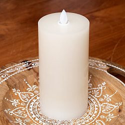 【20個セット】本物のロウで作られた　ゆらめく灯火 ロウソク風LEDキャンドルライト レインボー〔7.5cm×14.5cm〕 - サブ5