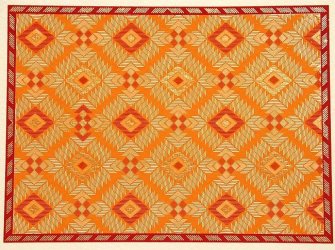 インドのメッセージカードセット - PhulKari(Orange)の商品写真