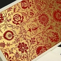 インドのメッセージカードセット - Bakul(赤)