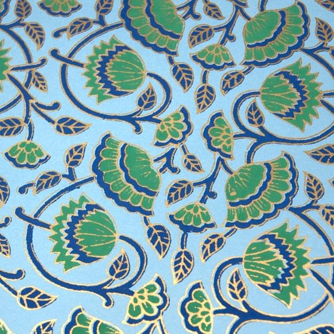 つる草模様 インドの手作りラッピング用紙 の通販 Tirakita Com つる草模様 インドの手作りラッピング用紙 の通販 Tirakita Com
