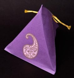 インドのラッピングボックスの商品写真