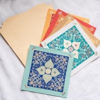 インドのメッセージカードセット - PALLAVI