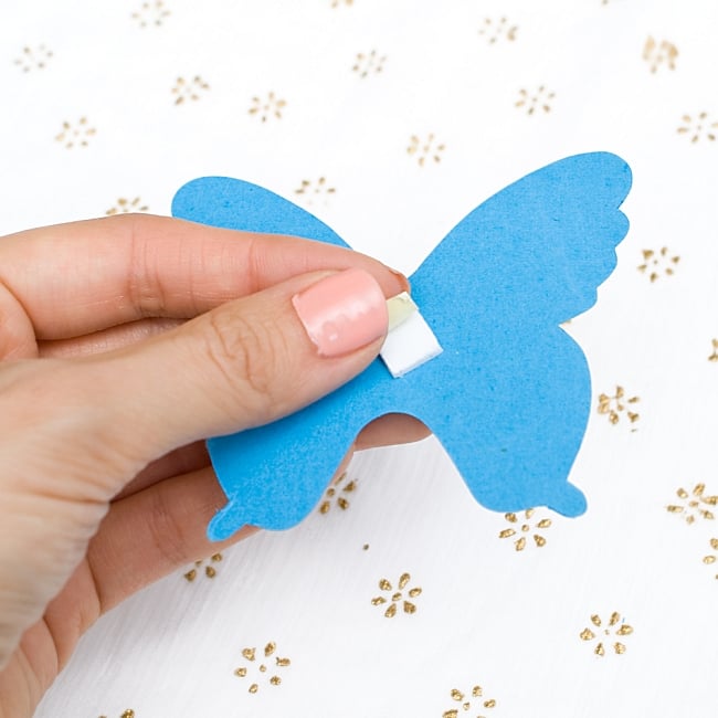 【全13色】インドのギフトタグ - BUTTERFLY 3 - シールが付いているので好きな場所に貼り付けてお楽しみ頂けます^^