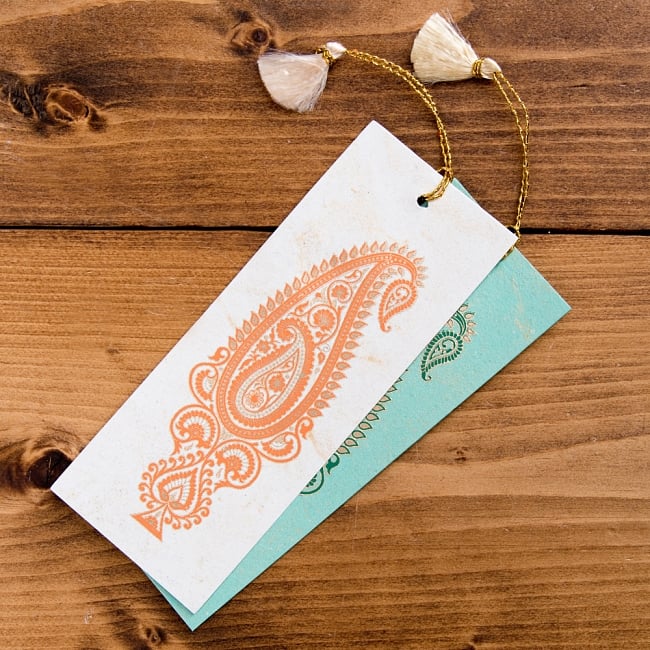 インドのしおり - BOOKMARK 【色アソート】 5 - 組み合わせ例