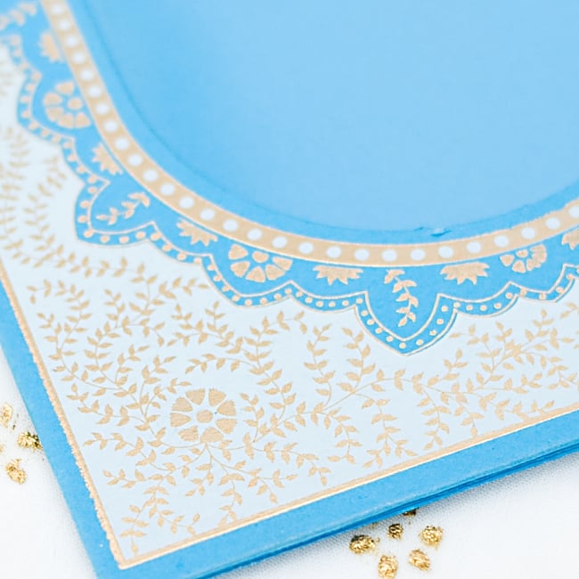 インドのフォトフレーム・ダブル【Chimanlals】 2 - UPにしてみました!美しいデザインとキラキラ輝くゴールドが可愛いですね^^