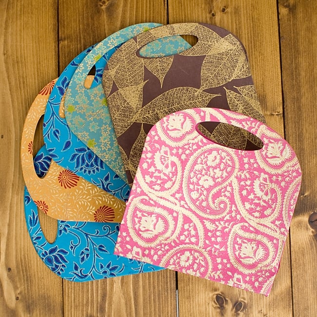 インドのペーパーバック 【小】 5 - 選択項目からお好きな色をお選び頂けます！