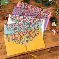 インドの封筒5枚セット - MOHANA
