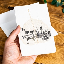 インドの押し葉メッセージカード＆封筒セット - GREETING CARD - サブ5