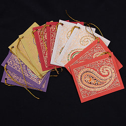 インドのギフトタグ　10枚セットSUSHEEL - サブ3