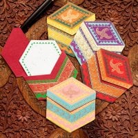 インドのメッセージカードセット - Tarang