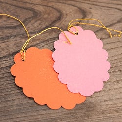 インドのギフトタグセットNo.8 - 葉っぱ - サブ4