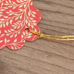 インドのギフトタグセットNo.8 - 葉っぱ - サブ5