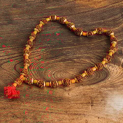 金色の菩提樹の数珠 - 大粒 全長80cm程度 - サブ2