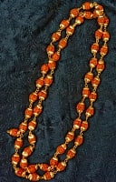 金色の菩提樹の数珠（小粒）- 約80cmほどの商品写真