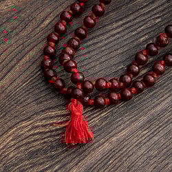 インドの数珠 - 赤色檀 - サブ2