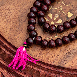 インドの数珠 - 紫光白檀 - サブ2