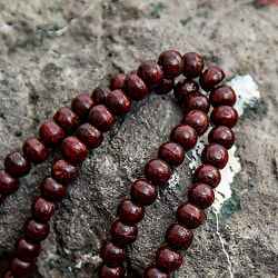 インドの数珠 - 紫光白檀 - サブ3